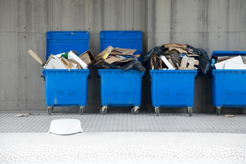 Professional waste management team